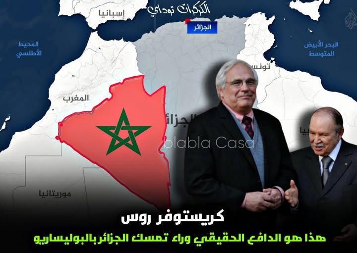 كريستوفر روس يكشف الدافع الحقيقي وراء تمسك الجزائر بالبوليساريو