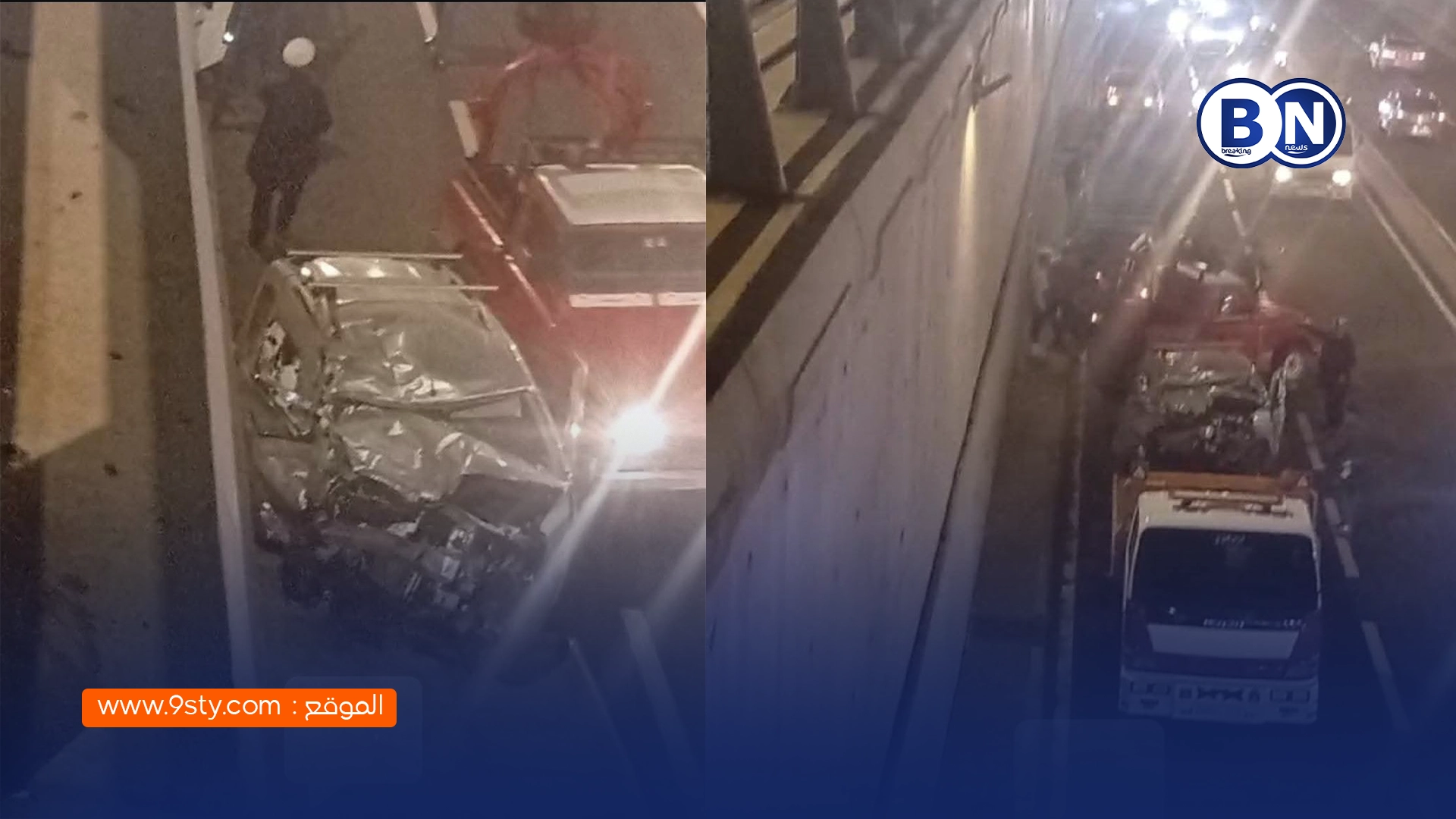 حادثة سير خطيرة بنفق طريق أزمور بالحي الحسني تخلّف قتيلاً وجريحًا في وضعية حرجة